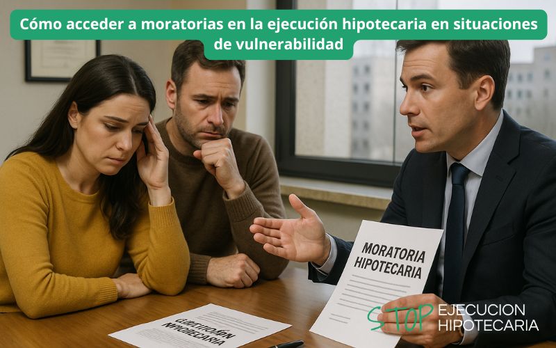 Cómo acceder a moratorias en la ejecución hipotecaria en situaciones de vulnerabilidad