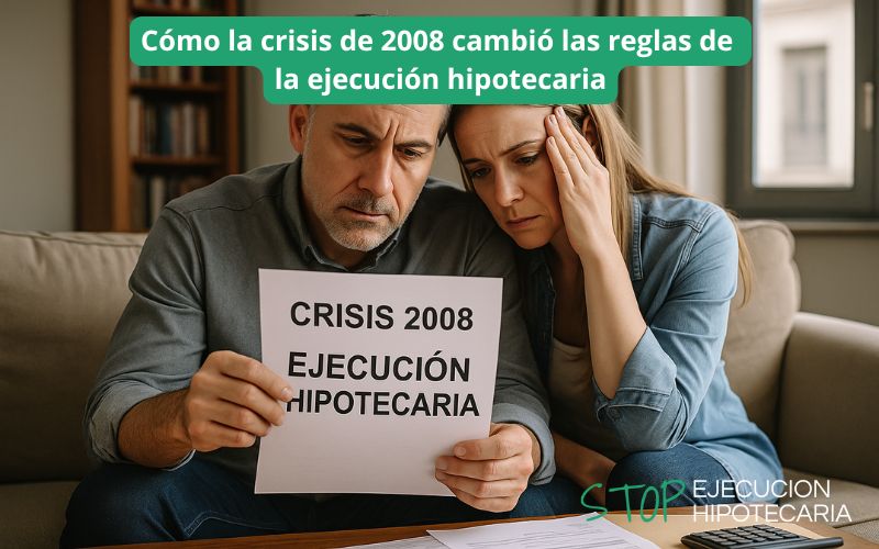 Cómo la crisis de 2008 cambió las reglas de la ejecución hipotecaria