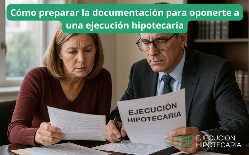 Cómo preparar la documentación para oponerte a una ejecución hipotecaria