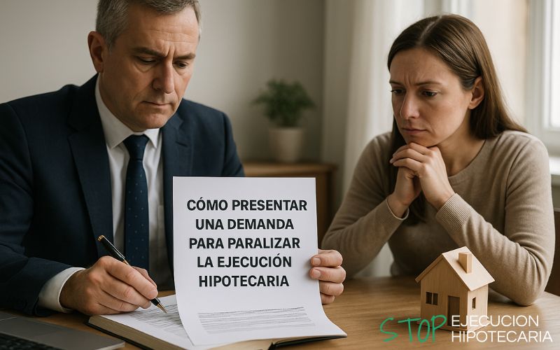 Cómo presentar una demanda para paralizar la ejecución hipotecaria