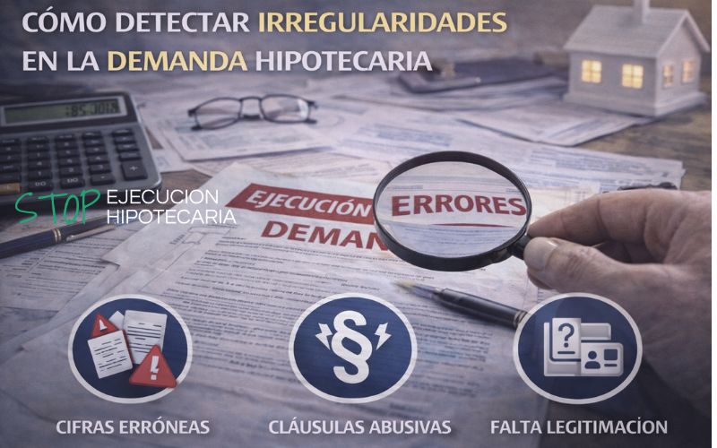 Irregularidades demanda hipotecaria en la certificación de deuda
