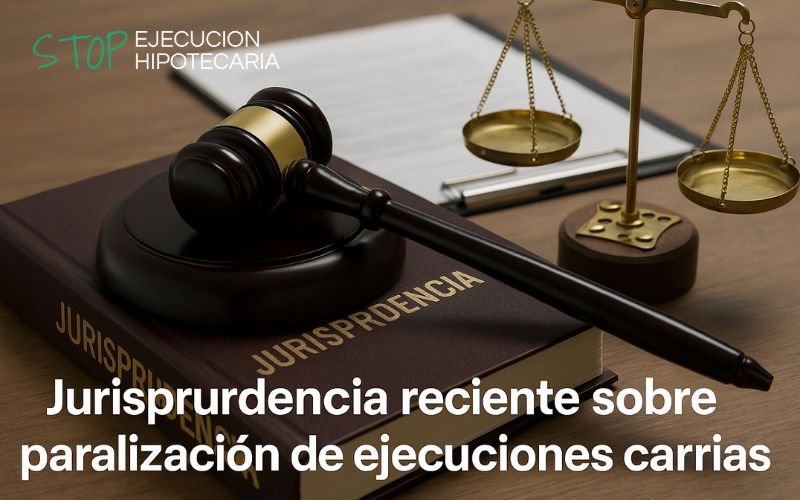 Jurisprudencia reciente sobre paralización de ejecuciones hipotecarias