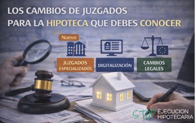 Los cambios de juzgados para la hipoteca que debes conocer y cómo afectan a tu defensa