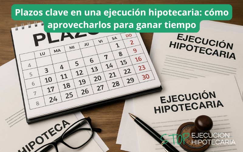 Plazos clave en una ejecución hipotecaria: cómo aprovecharlos para ganar tiempo