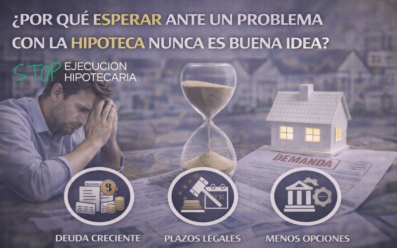 Por qué esperar ante un problema con la hipoteca nunca es buena idea