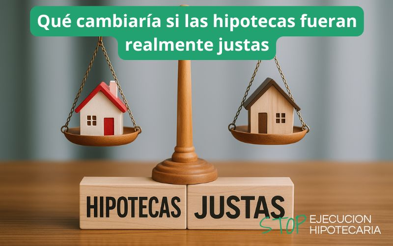 Qué cambiaría si las hipotecas fueran realmente justas