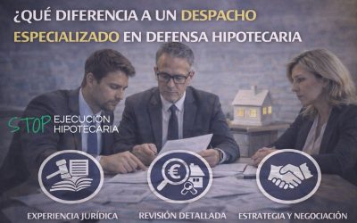 Qué diferencia a un despacho defensa hipotecaria realmente especializado