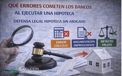 Qué errores cometen los bancos al ejecutar una hipoteca y cómo detectarlos en una defensa legal hipoteca sin abogado