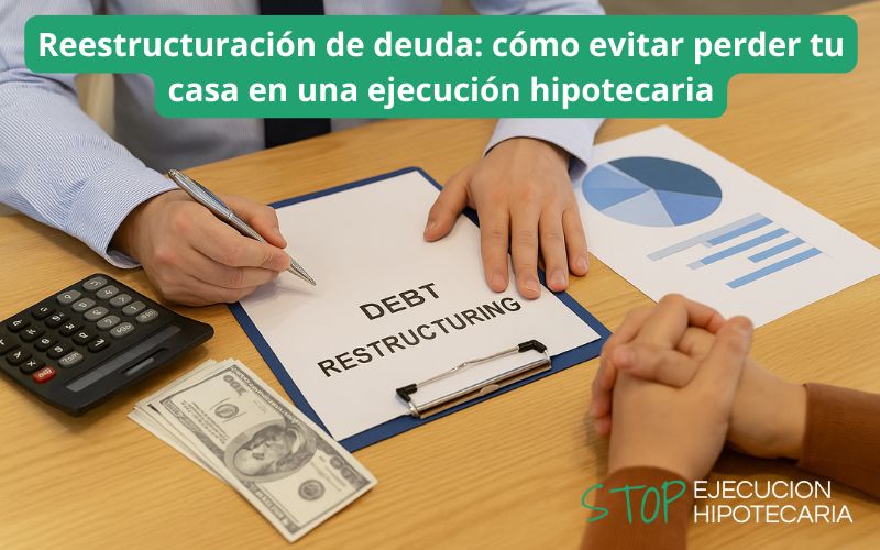Reestructuración de deuda: cómo evitar perder tu casa en una ejecución hipotecaria