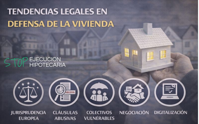 Tendencias defensa vivienda: hacia dónde evoluciona la protección legal del hipotecado