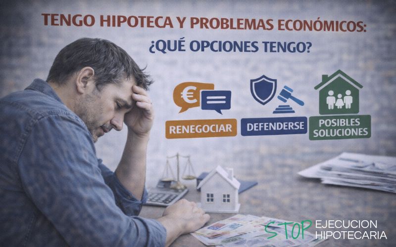 Tengo hipoteca y problemas económicos: ¿qué opciones tengo antes de que sea tarde?