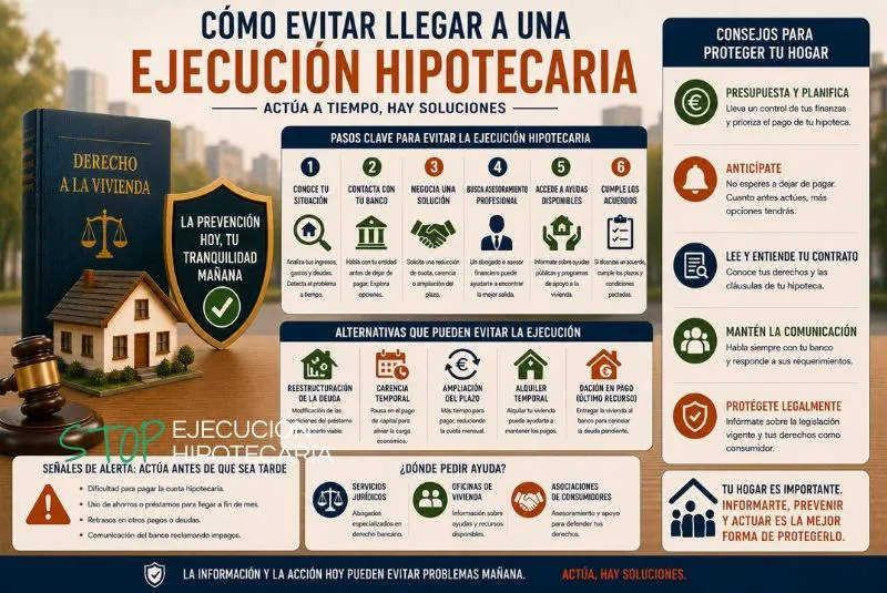evitar ejecución hipotecaria