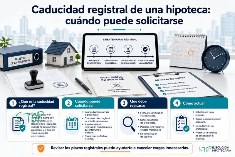 caducidad de inscripción hipotecaria