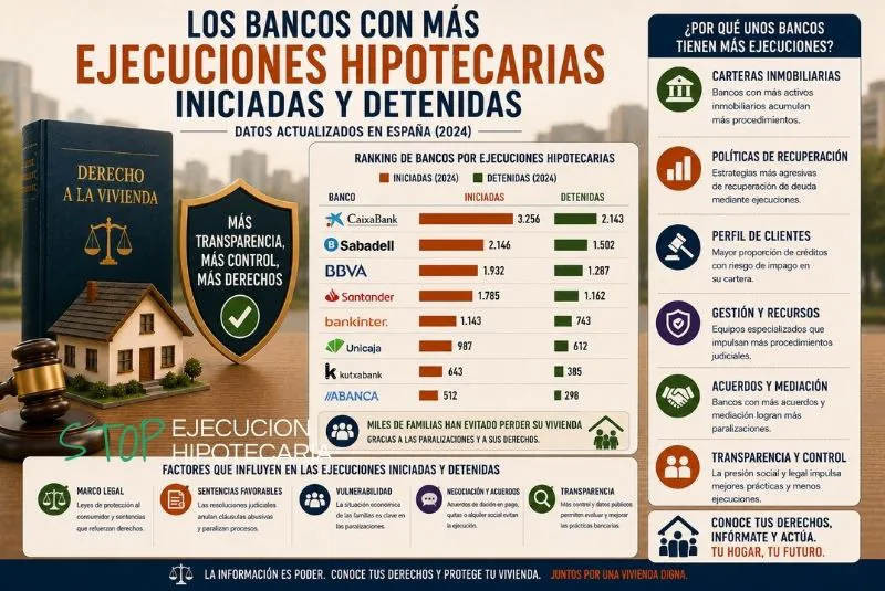 bancos ejecuciones hipotecarias