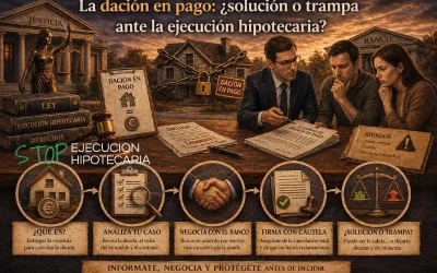 La dación en pago: ¿solución o trampa ante la ejecución hipotecaria?