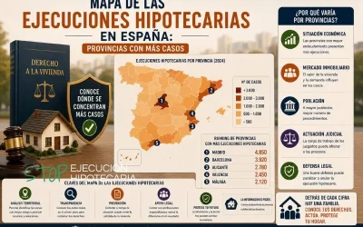 Mapa de las ejecuciones hipotecarias en España: provincias con más casos
