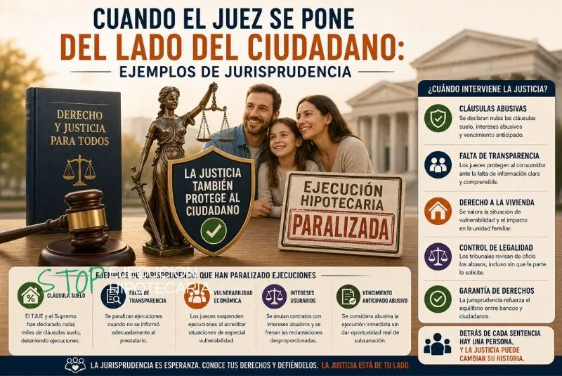 juez paralización ejecución hipotecaria