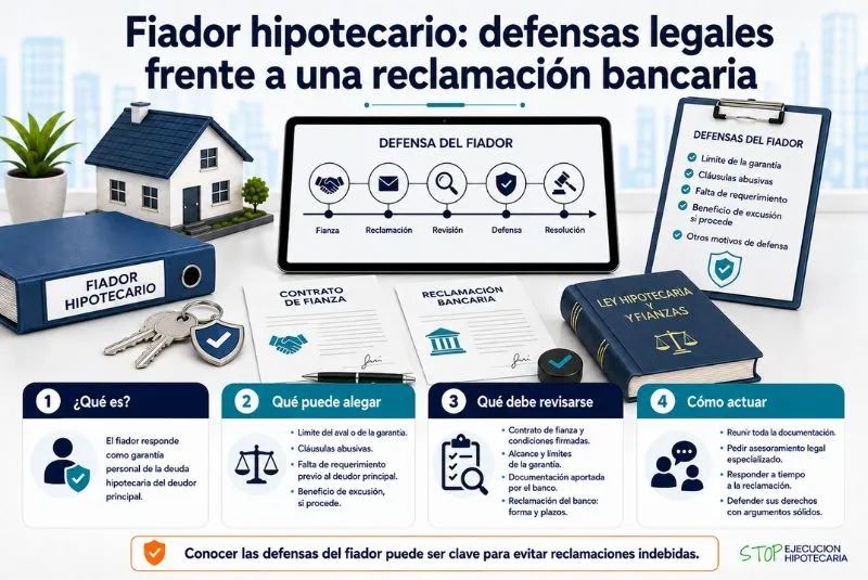 defensa del fiador hipotecario