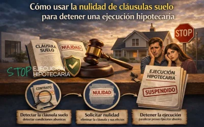 Cómo usar la nulidad de cláusulas suelo para detener una ejecución hipotecaria