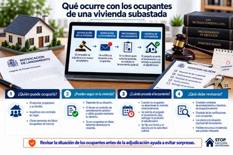ocupantes de vivienda subastada