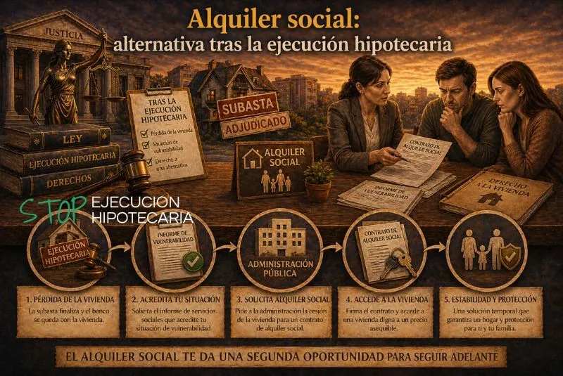 alquiler social ejecución hipotecaria