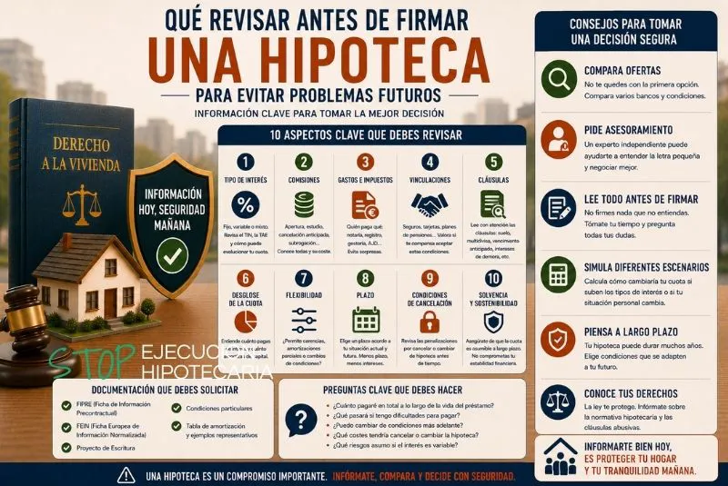 revisar hipoteca ejecución hipotecaria