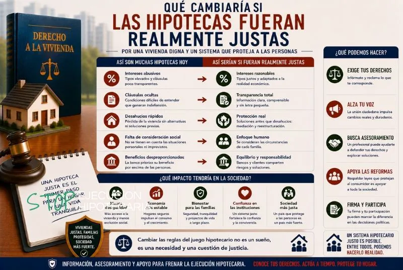 hipotecas justas ejecución