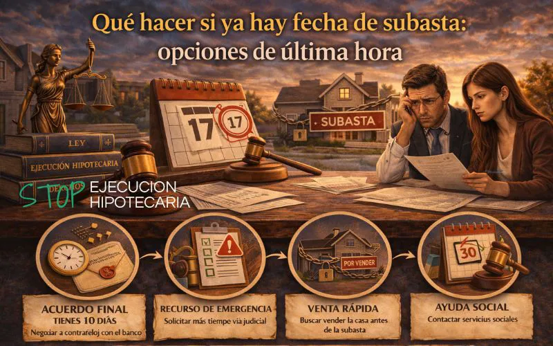 subasta ejecución hipotecaria