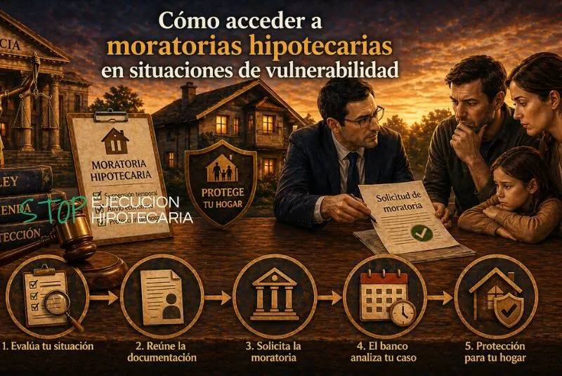 moratoria ejecución hipotecaria