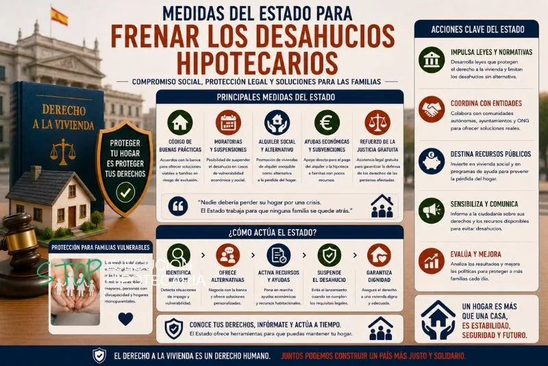 medidas frenar desahucios hipotecarios