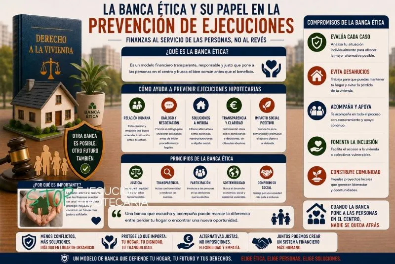banca ética ejecuciones hipotecarias