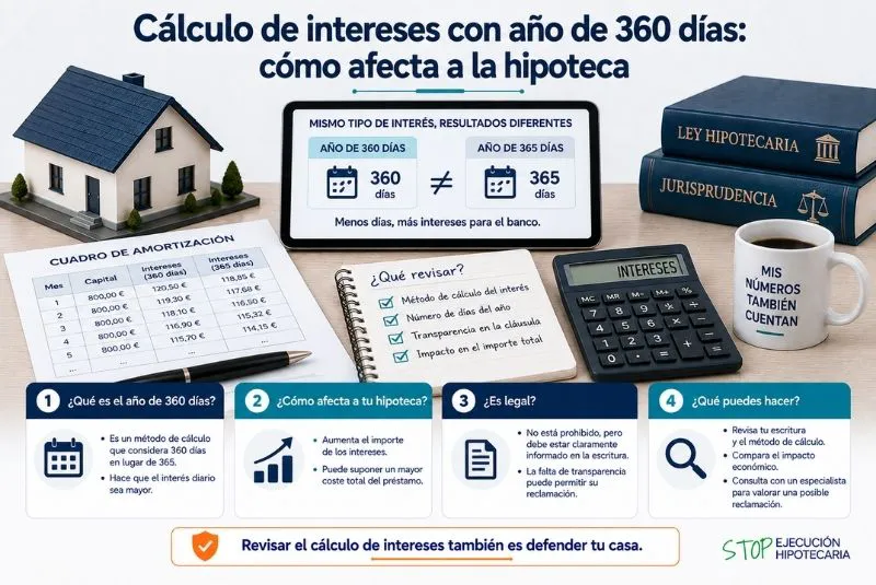 cláusula de 360 días en hipoteca