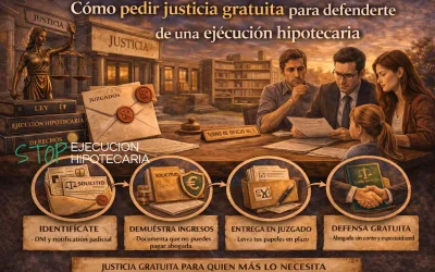 Cómo pedir justicia gratuita para defenderte de una ejecución hipotecaria