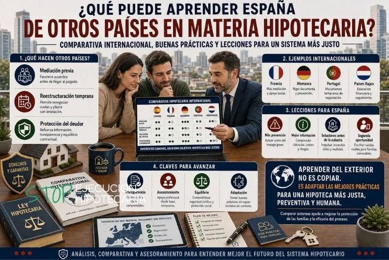 modelos internacionales ejecución hipotecaria
