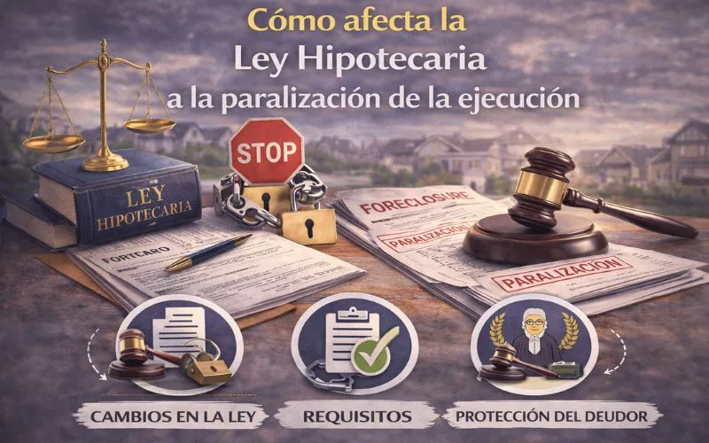 Cómo afecta la Ley Hipotecaria a la paralización de la ejecución