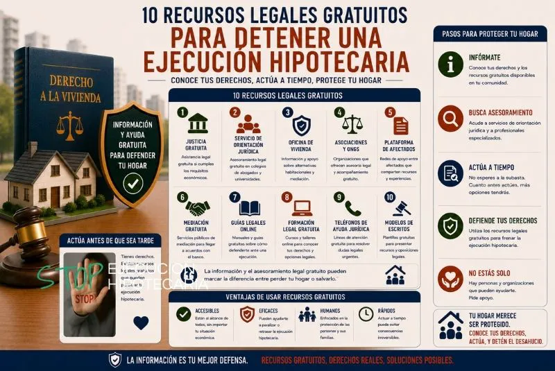recursos paralizar ejecución hipotecaria