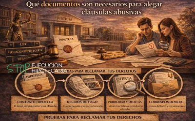 Qué documentos son necesarios para alegar cláusulas abusivas